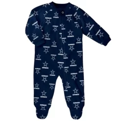 NFL Dallas Cowboys Infant Boys' Blanket Sleeper Bodysuit