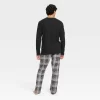 Hanes Premium Men's Waffle Knit Crewneck Sleep Pajama Set 2pc