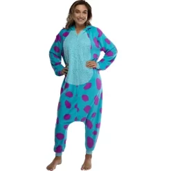 Disney Monsters Inc. Unisex Adult Sulley Kigurumi Cosplay Costume Union Suit