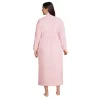 Lands' End Women's Cozy Plush Long Wrap Robe