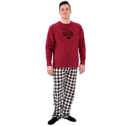 Touched By Nature Mens Unisex Holiday Pajamas, Men Bear -Cozy Nights Sales Store GUEST 63224731 a9f4 46b5 a7f5 26a4b996e7ca