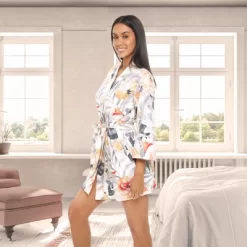 Women's Soft Cotton Knit Jersey Lounge Robe With Pockets, Short Bathrobe -Cozy Nights Sales Store GUEST 63719298 335f 4a8d 9665 90803261e2a5