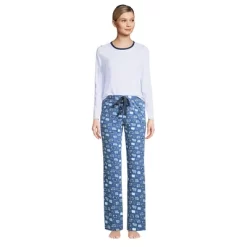 Lands' End Women's Tall Knit Pajama Set Long Sleeve T-Shirt And Pants 20 Lands' End Women's Tall Knit Pajama Set Long Sleeve T-Shirt And Pants -Cozy Nights Sales Store GUEST 647c6c67 00fb 40a5 8629 83273bc83b48