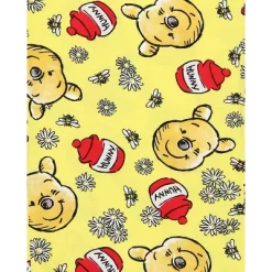 Disney Women's Plus Size Winnie The Pooh And Hunny Toss Print Pajama Pants