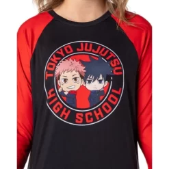 Jujutsu Kaisen Women's Tokyo Jujutsu High School Raglan Jogger Pajama Set