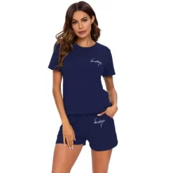 Cheibear Womens Sleepwear Crew Neck Nightwear With Shorts Loungewear Pajama Set 23 Cheibear Womens Sleepwear Crew Neck Nightwear With Shorts Loungewear Pajama Set -Cozy Nights Sales Store GUEST 671e2384 d7e3 456c aa0b 53bc365a64ef
