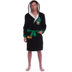 Marvel Avengers Hulk Adult French Terry Long Sleeve Pajama Sleep Robe -Cozy Nights Sales Store GUEST 6863337b a66d 413d 8a75 1af97dc4361c