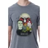 Universal Monsters Mens' Characters Dracula Halloween Sleep Pajama Set Multicolored