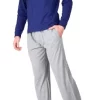 SLEEPHERO Men's Long-Sleeve Knit Pajama Set