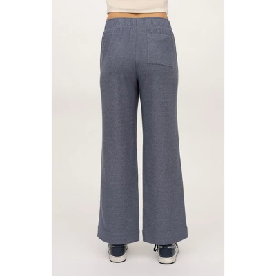 90 Degree By Reflex Marled Pique Daisy Wide Leg Pant With Side Pockets 2 90 Degree By Reflex Marled Pique Daisy Wide Leg Pant With Side Pockets - Image 2