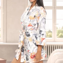 Women's Soft Cotton Knit Jersey Lounge Robe With Pockets, Short Bathrobe -Cozy Nights Sales Store GUEST 6b30b837 7b1d 451f 8ea0 a4d8b11b6b39