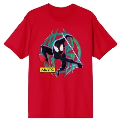 Spider-Man Across The Spider-Verse Men's 2-Piece Short Sleeve Shirt & Sleep Pants Set