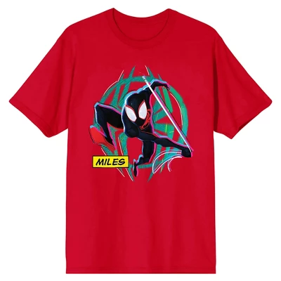 Spider-Man Across The Spider-Verse Men's 2-Piece Short Sleeve Shirt & Sleep Pants Set 1 Spider-Man Across The Spider-Verse Men's 2-Piece Short Sleeve Shirt & Sleep Pants Set