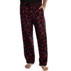 Marvel Mens' Deadpool Logo All Over Print Pajama Pants Black -Cozy Nights Sales Store GUEST 6b73e151 9b50 49a7 bb77 33fc2bbb939c