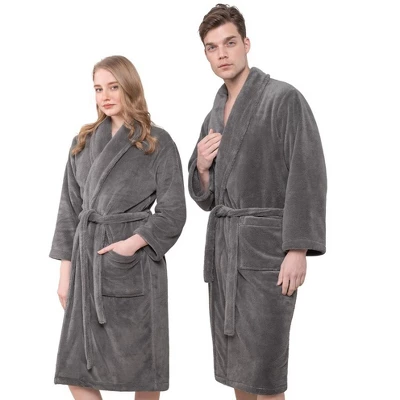 American Soft Linen Warm Fleece Bathrobe, Mens And Womens Adult Robes For Your Bathroom, Shawl Collar Robes 10 American Soft Linen Warm Fleece Bathrobe, Mens And Womens Adult Robes For Your Bathroom, Shawl Collar Robes - Image 10