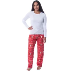 Peanuts Womens' Snoopy And Woodstock Ho Ho Ho Ugly Sweater Pajama Pants Red -Cozy Nights Sales Store GUEST 6d2b8322 cd14 4556 852d a2f36b52d712
