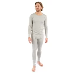 Leveret Mens Two Piece Neutral Solid Color Thermal Pajamas -Cozy Nights Sales Store GUEST 6d5c7883 f7f0 4990 87d2 d931fbb02bd1