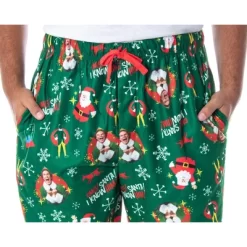 Elf The Movie Men's Buddy OMG! Santa I Know Him! Allover Print Pajama Pants Green -Cozy Nights Sales Store GUEST 6e245c1c 1305 4208 a2c3 137ca4951d7e