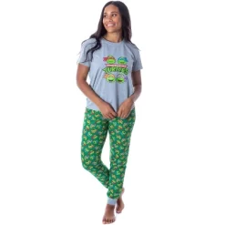 Nickelodeon Women's Teenage Mutant Ninja Turtles 2 Piece Pajama Set Jogger Multicolored -Cozy Nights Sales Store GUEST 6f2cc308 68cc 4d47 8834 d9b1327f4cd0