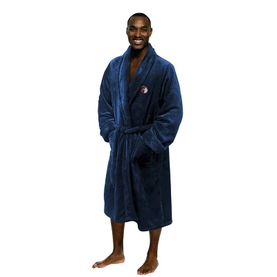 MLB Cleveland Guardians Silk Touch Bathrobe 2 MLB Cleveland Guardians Silk Touch Bathrobe - Image 2