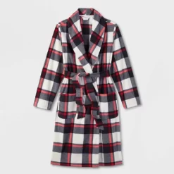 Adult Buffalo Check Matching Family Robe - Wondershop™ Black
