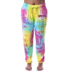 Gossip Girl Womens' TV Show Tie-Dye XOXO Sleep Jogger Pajama Pants Multicolored -Cozy Nights Sales Store GUEST 72d8d1b0 eb0b 4f7f 9d2e 9c7302ad8b50