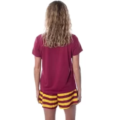 Harry Potter Women's Hogwarts Castle Shirt And Shorts Pajama Set - All 4 Houses -Cozy Nights Sales Store GUEST 72edff72 a129 46f9 9684 340327aae0db