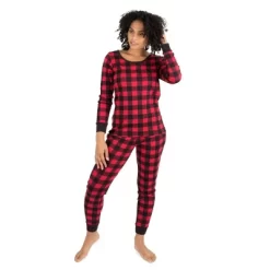 Leveret Womens Two Piece Cotton Plaid Christmas Pajamas -Cozy Nights Sales Store GUEST 74602f92 c0ed 4361 9190 5632b67e3385
