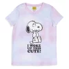 Peanuts Girls' I Woke Up This Cute Snoopy Tie-Dye Sleep Pajama Set Shorts Multicolored
