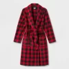 Adult Buffalo Check Matching Family Robe - Wondershop™ Red