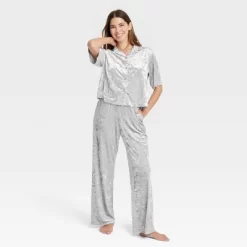 Women's Luxe Velour Pajama Set - Stars Above™ -Cozy Nights Sales Store GUEST 7872fe7b 03f6 4882 a432 e1ad6add3cb7