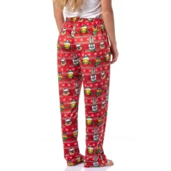 Looney Tunes Womens' Christmas Character Santa Bugs Taz Daffy Pajama Pants Red -Cozy Nights Sales Store GUEST 78935658 9356 4aad b8ae 0476a6f707b7