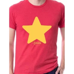 Steven Universe Mens' TV Show Costume Star Character Sleep Pajama Set Multicolored