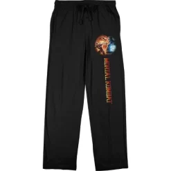 Mortal Kombat Klassic Scorpion And Sub Zero Men's Black Sleep Pajama Pants -Cozy Nights Sales Store GUEST 79c9d071 405e 4a77 a88d 3b1b536f9f34