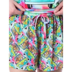Scooby-Doo Womens' Mystery Machine Tie Dye Sleep Pajama Set Short Multicolored -Cozy Nights Sales Store GUEST 7a04392f ed8e 4616 9128 d1ffded376bc