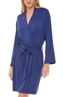 Women's Classic Soft Knit Short Lounge Robe With Pockets -Cozy Nights Sales Store GUEST 7ba42a73 e46f 406b 9c70 3812386345e3