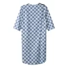 Silverts Adaptive Shoulder Snap Nightgown, Plaid