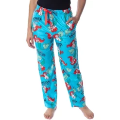 Disney Women's Little Mermaid Ariel Fleecy Soft Sleep Pajama Pants Sea Blue -Cozy Nights Sales Store GUEST 7c311eda be3a 4e98 8767 dc5fbd93f9e9