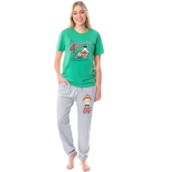 Elf The Movie Womens' Buddy Chibi Four Main Food Groups Sleep Pajama Set Multicolored 7 Elf The Movie Womens' Buddy Chibi Four Main Food Groups Sleep Pajama Set Multicolored -Cozy Nights Sales Store GUEST 7c816c4a ebe7 436f 8c96 624dc7e5eb0d