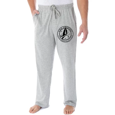 Star Trek Men's U.S.S Discovery United Federation Of Planets Pajama Pants Heather Grey 3 Star Trek Men's U.S.S Discovery United Federation Of Planets Pajama Pants Heather Grey - Image 3