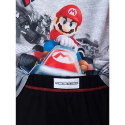 Super Mario Bros. Boys' Mario Kart VROOOM! Video Game 3 Piece Pajama Set