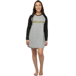Juniors Harry Potter Hogwarts Houses Pajama Nightgown Raglan Sleep Shirt -Cozy Nights Sales Store GUEST 7eecceba 70a9 4ed4 b67c adb1db478fa9