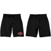 Naruto Shippuden Akatsuki Red Cloud Symbol Men's Black Sleep Pajama Shorts