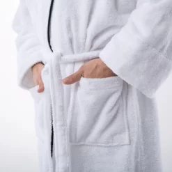 Modern Cotton Absorbent Traditional Adult Unisex Solid With Monogram Bath Robe By Blue Nile Mills 21 Modern Cotton Absorbent Traditional Adult Unisex Solid With Monogram Bath Robe By Blue Nile Mills -Cozy Nights Sales Store GUEST 7f5d663e 6ea5 4d1d 8642 4100ac0f1d83