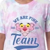 The Pink Panther Womens' 1964 We Are Pink Team Nightgown Sleep Pajama Shirt Multicolored