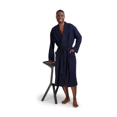 Hanes Premium Men's Waffle Knit Robe 2 Hanes Premium Men's Waffle Knit Robe - Image 2