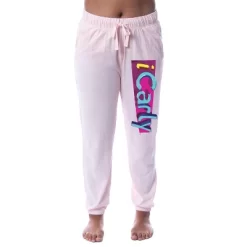 Nickelodeon ICarly Women's Television Series Logo Sleep Jogger Pajama Pants Pink -Cozy Nights Sales Store GUEST 82c69643 bdc5 43a9 a98d 13885f5d202a