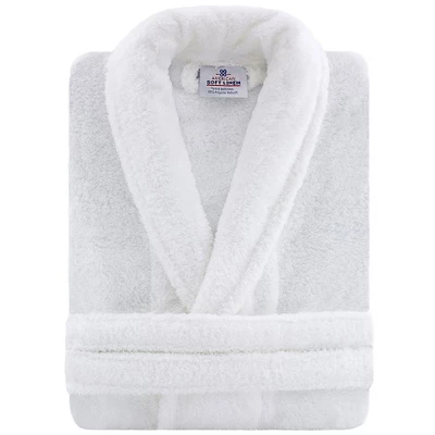 American Soft Linen Warm Fleece Bathrobe, Mens And Womens Adult Robes For Your Bathroom, Shawl Collar Robes 2 American Soft Linen Warm Fleece Bathrobe, Mens And Womens Adult Robes For Your Bathroom, Shawl Collar Robes - Image 2