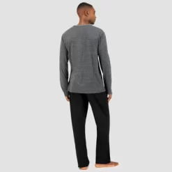 Hanes Premium Men's Striped Long Sleeve Pajama Set -Cozy Nights Sales Store GUEST 84d30bbb e76b 48b8 9f89 e561809b74d5