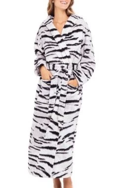 Women's Classic Winter Robe, Hooded Cozy Plush Fleece Bathrobe -Cozy Nights Sales Store GUEST 84d7c57d 07fe 42a1 a024 b1793d675d34